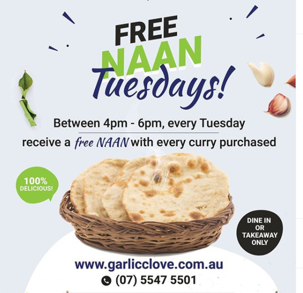 Free Naan Tuesday
