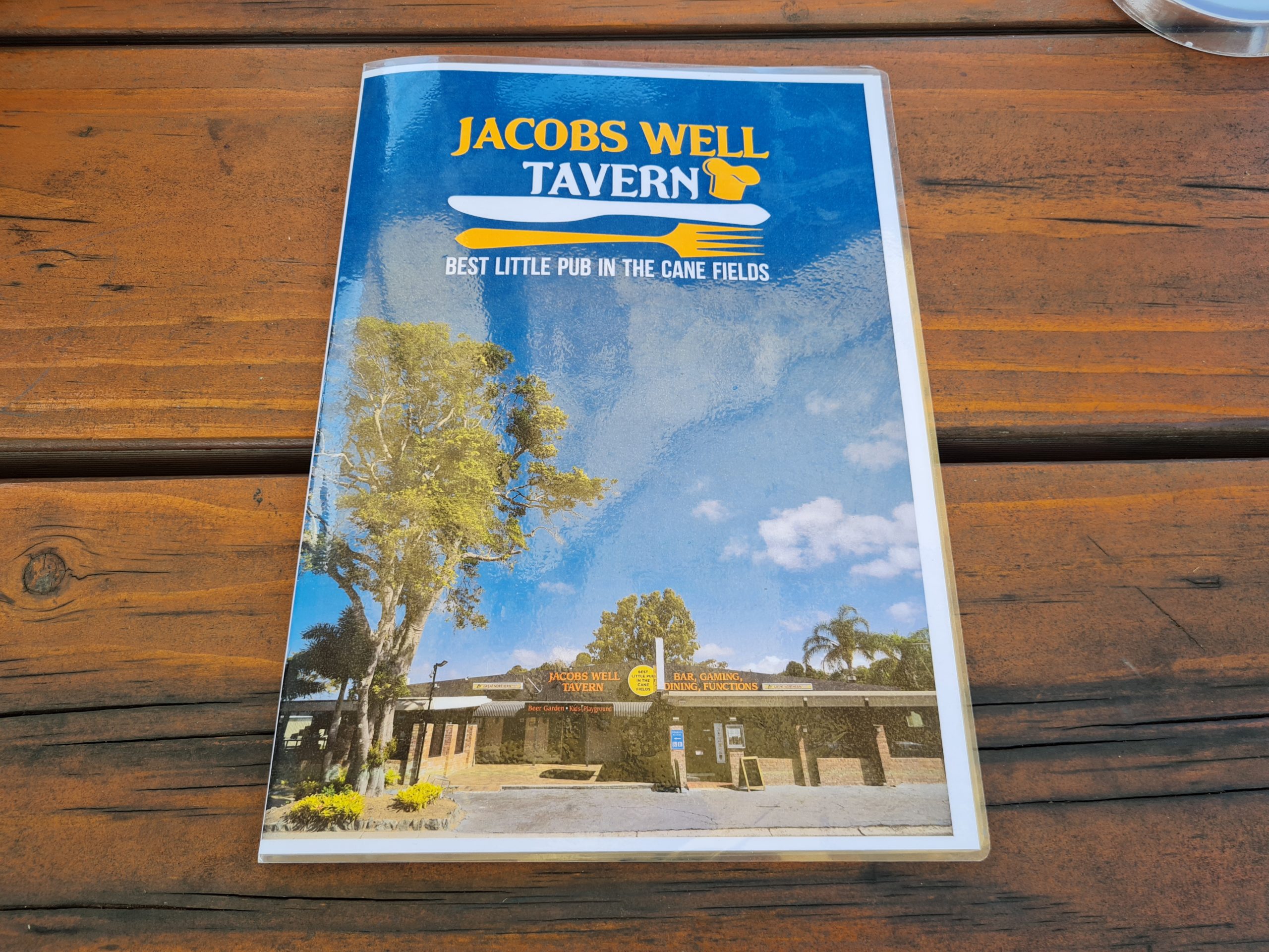 Jacobs Well Tavern Menu