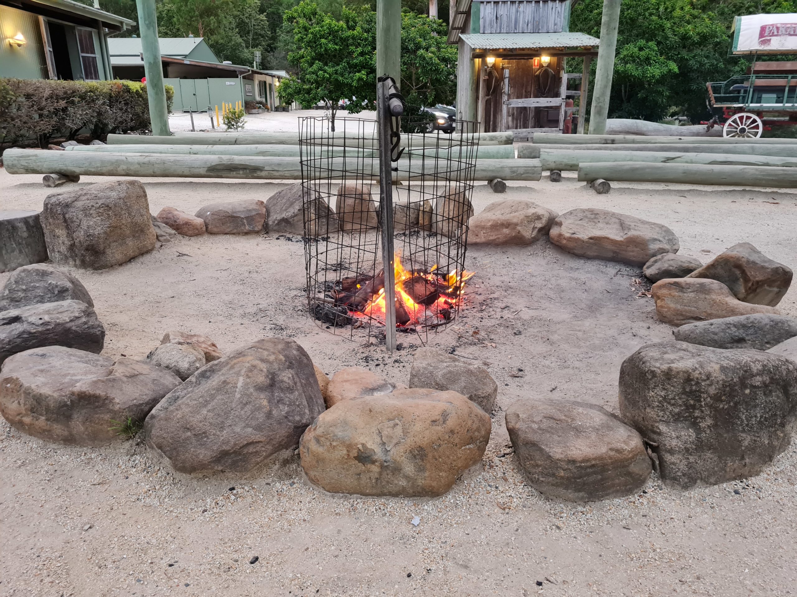 Campfire at Farmhouse Restaurant