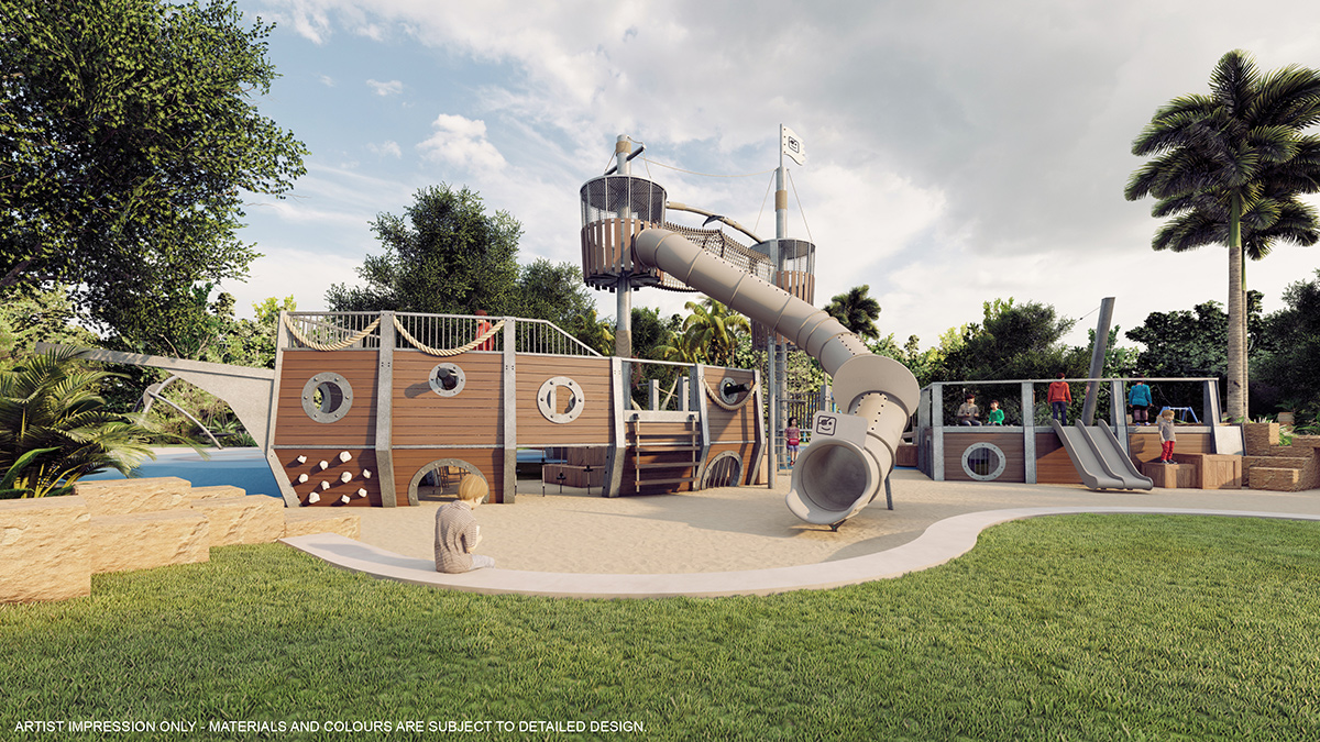Pirate Park playground renewal