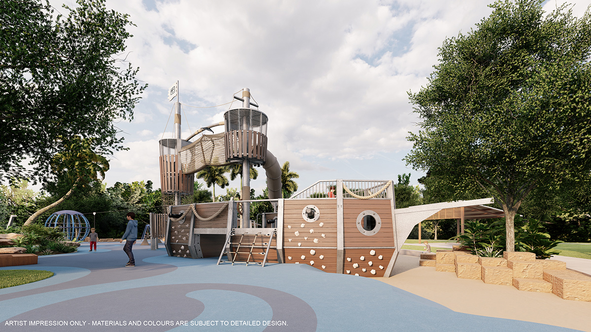 Pirate Park Playground Upgrade