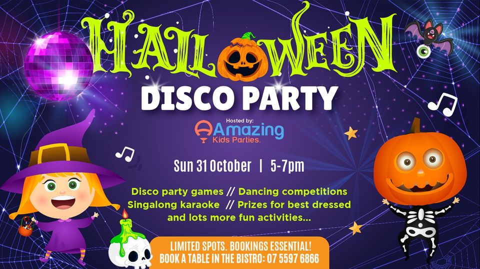 Halloween Kids Disco Party Ashmore Tavern