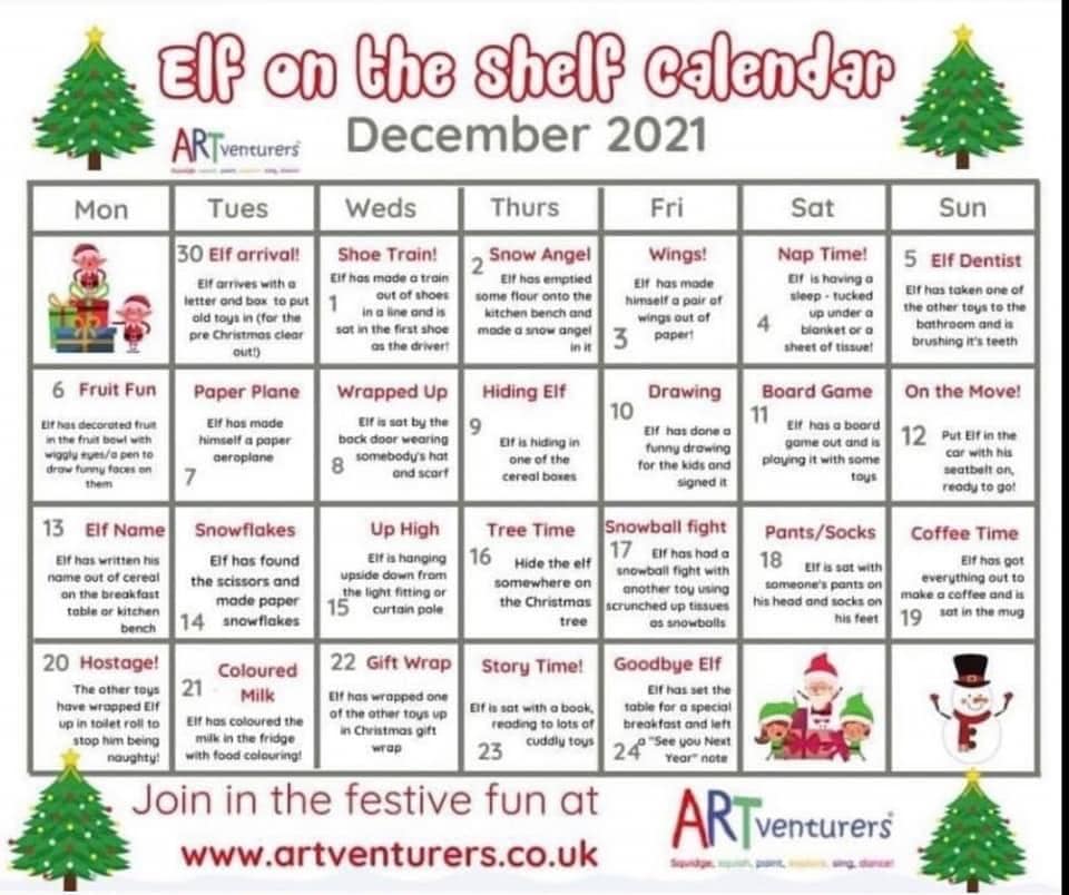 Elf-On-The-Shelf-Calendar