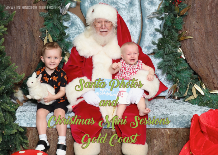 Santa Photos and Christmas Mini Sessions Gold Coast Fun Things for Toddlers