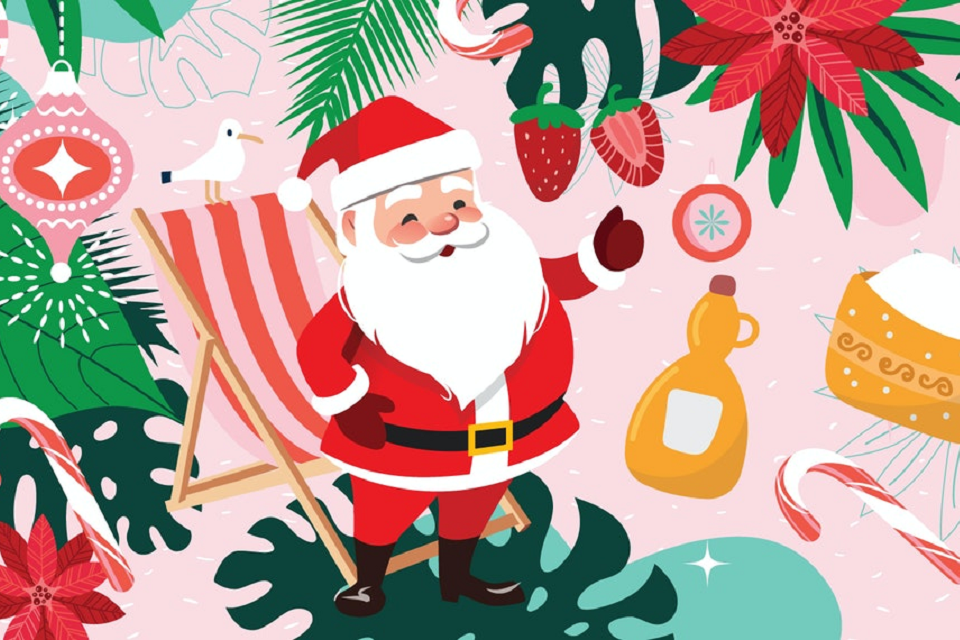 Santas-Breakfast-The-Strand-Coolangatta