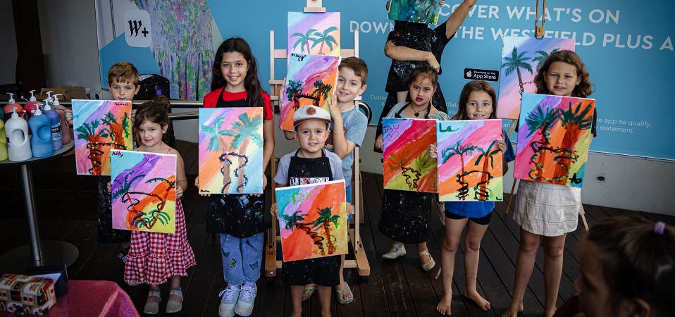 Westfield-Helensvale-Kids-School-Holidays-Painting-Workshops