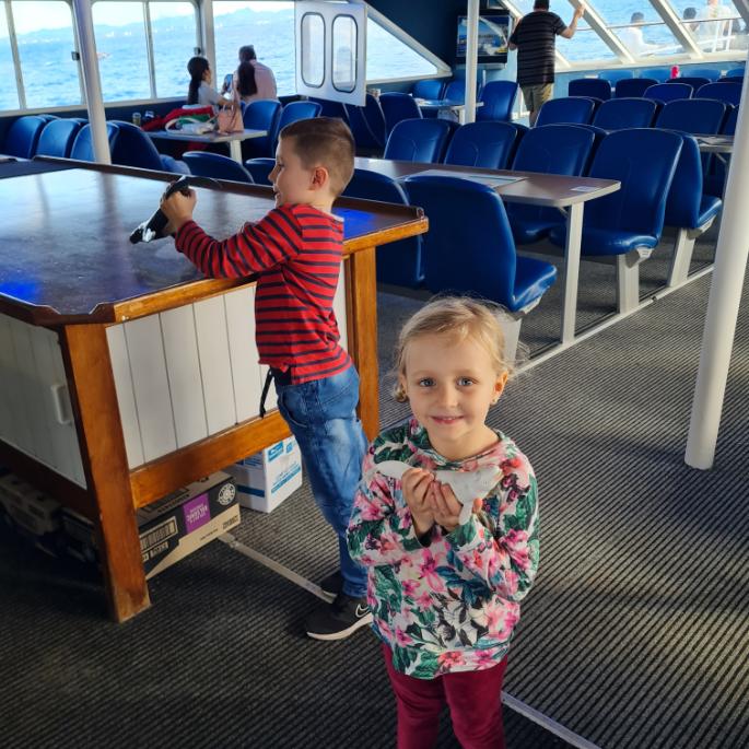 whale watching with kids